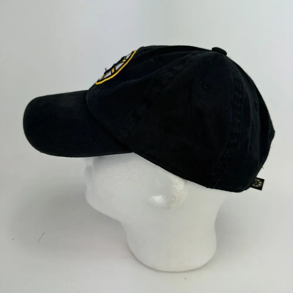 Boston‎ Bruins '47 Brand Baseball Hat Black Adjustable One Size Fit Most